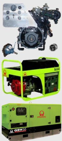 Pitt Auto warehouse, Shindaiwa trimmer and chainsaw, Lombardini Diesel engine, Country Clipper mower